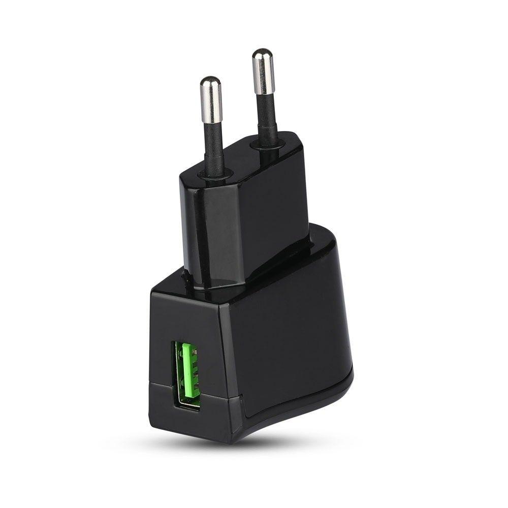 VT-1024 USB TRAVEL ADAPTOR WITH DOUBLE BLISTER PACKAGE-BLACK