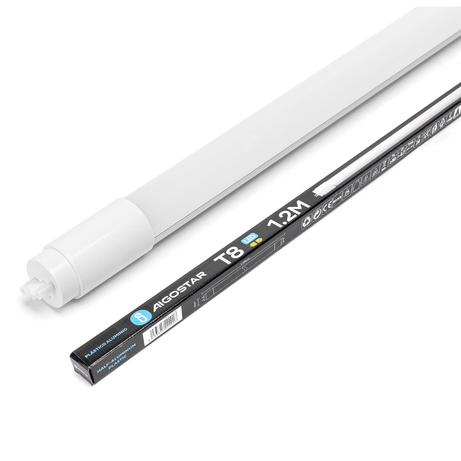 LED Half-aluminium Half-plastic T8 Light Tube 1.2m 20W