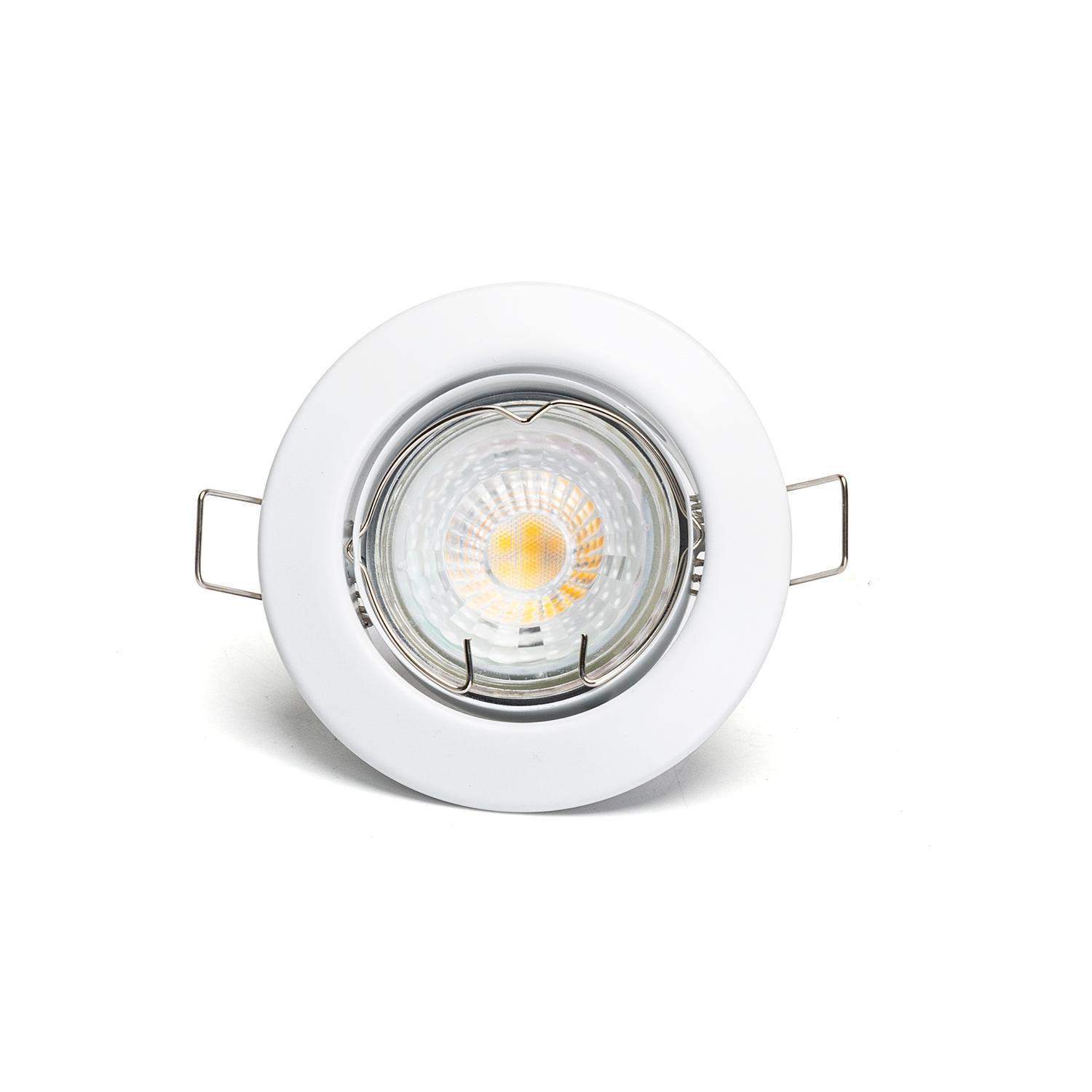 LED Adjustable Angle Spotlight 4.5W 3000K (cutout: 65mm) 3PCS