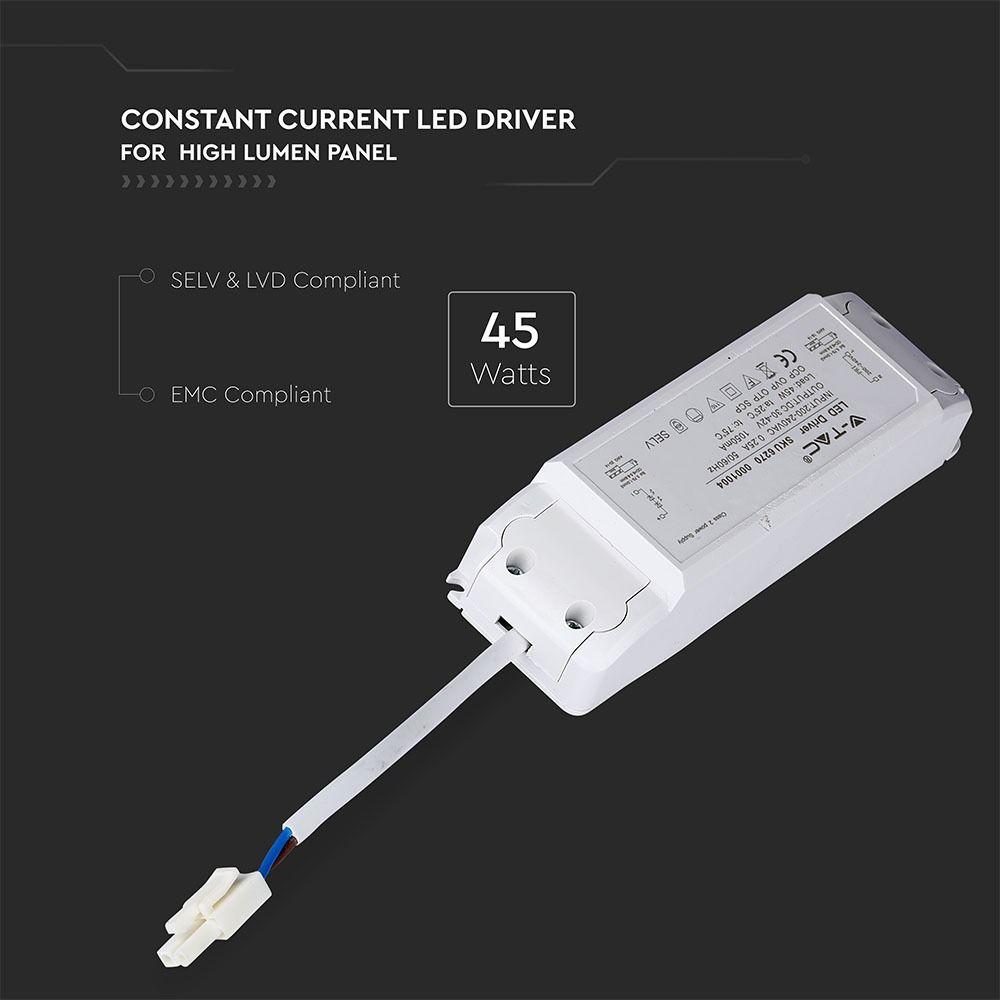 45W NON DIMMABLE DRIVER FOR LED PANEL-FLICKER FREE