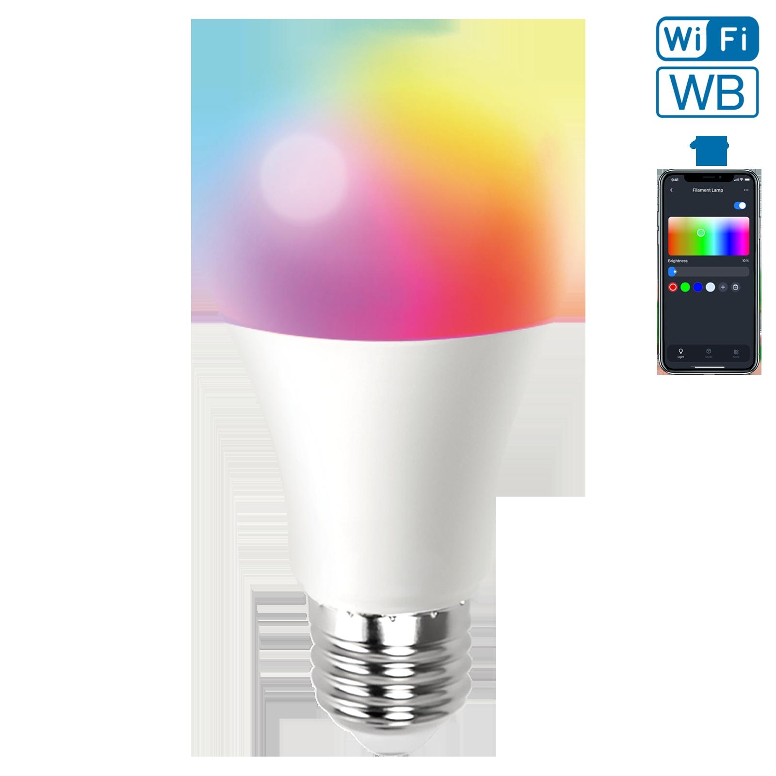 Inteligentna żarówka LED WB A60 E27 Wi-Fi 9W