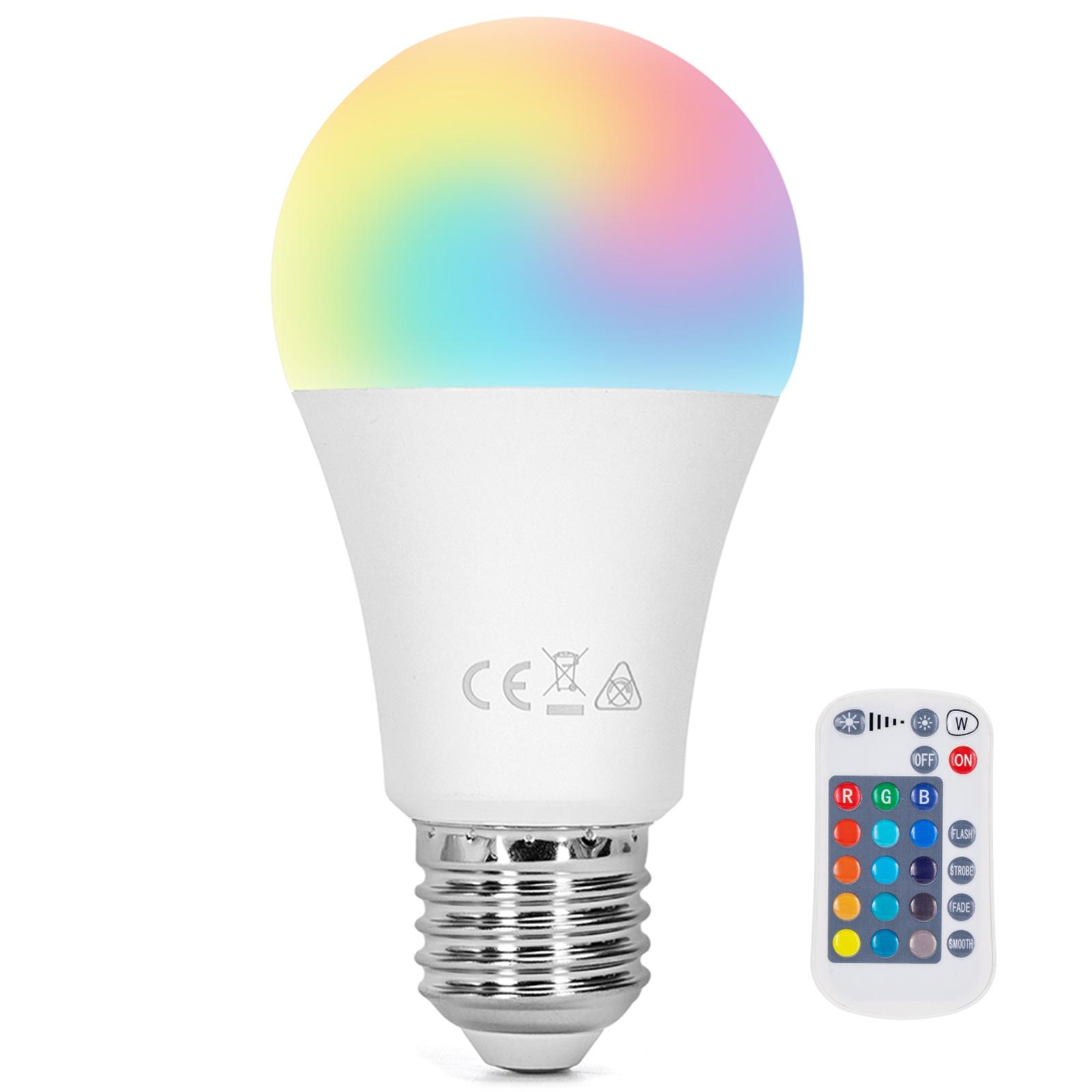 LED E27 8W A60 ( RGB bulbs )