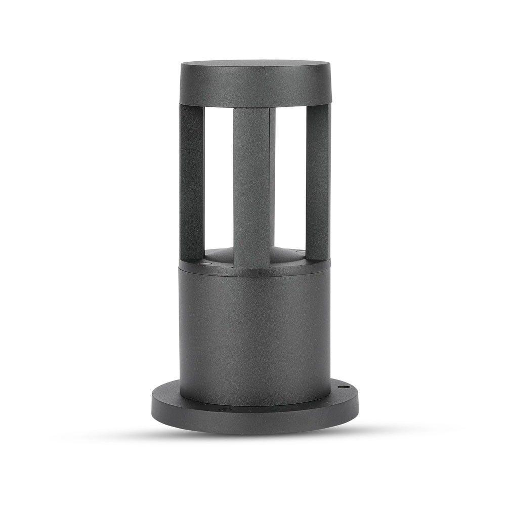 VT-830 10W LED BOLLARD LIGHT 6400K BLACK BODY 25CM HEIGHT