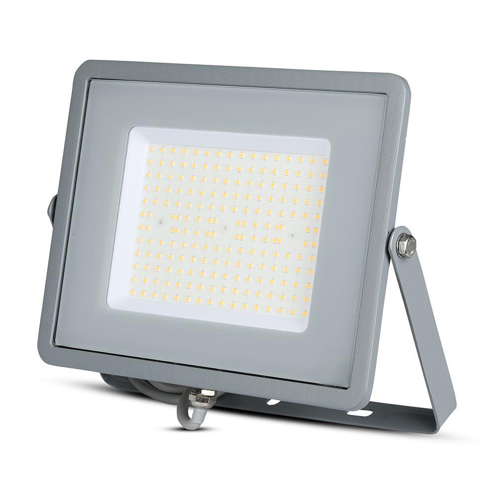 VT-106 100W SMD FLOODLIGHT SAMSUNG CHIP 4000K GREY BODY GREY GLASS