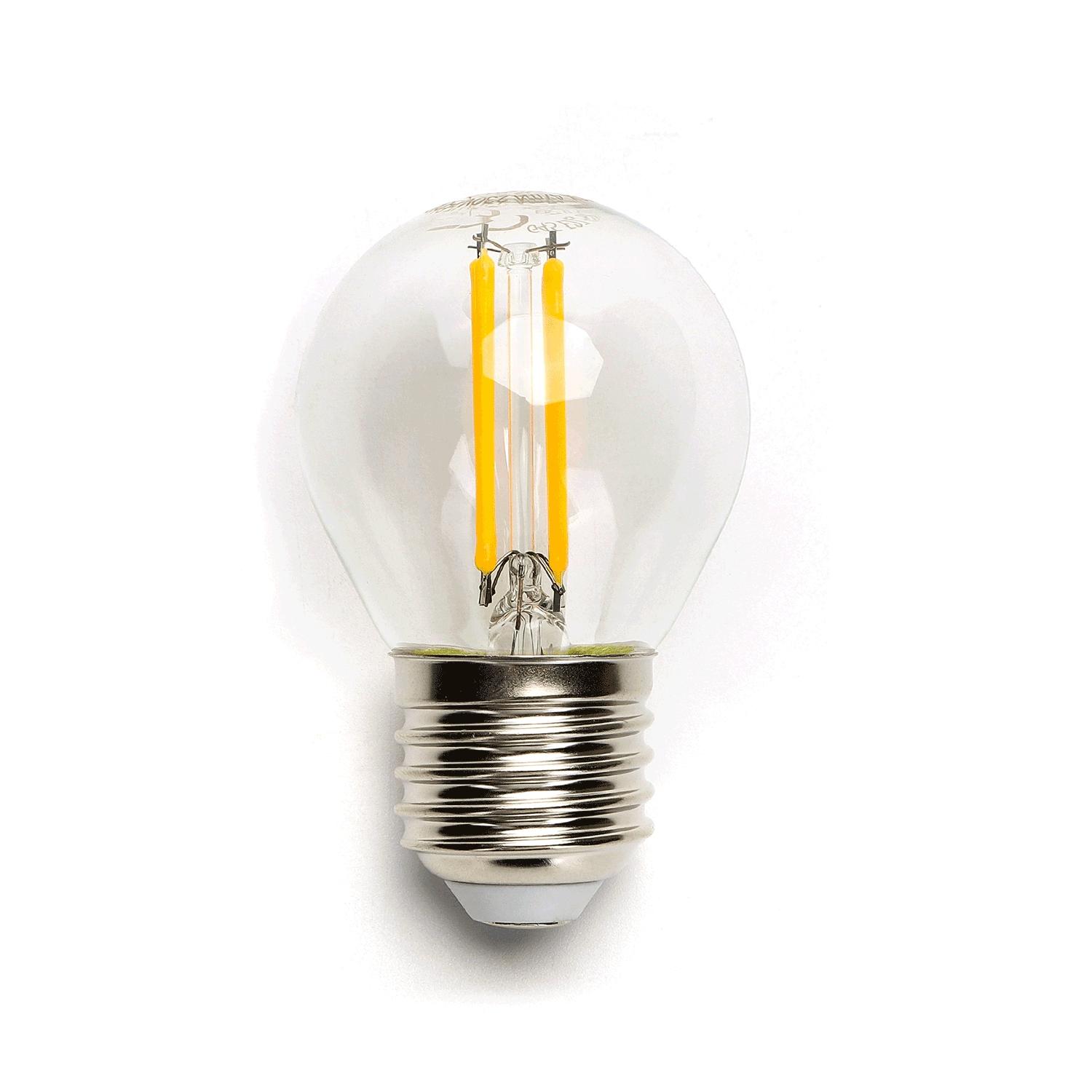 LED Filament Bulb (Clear) G45 E27 8W