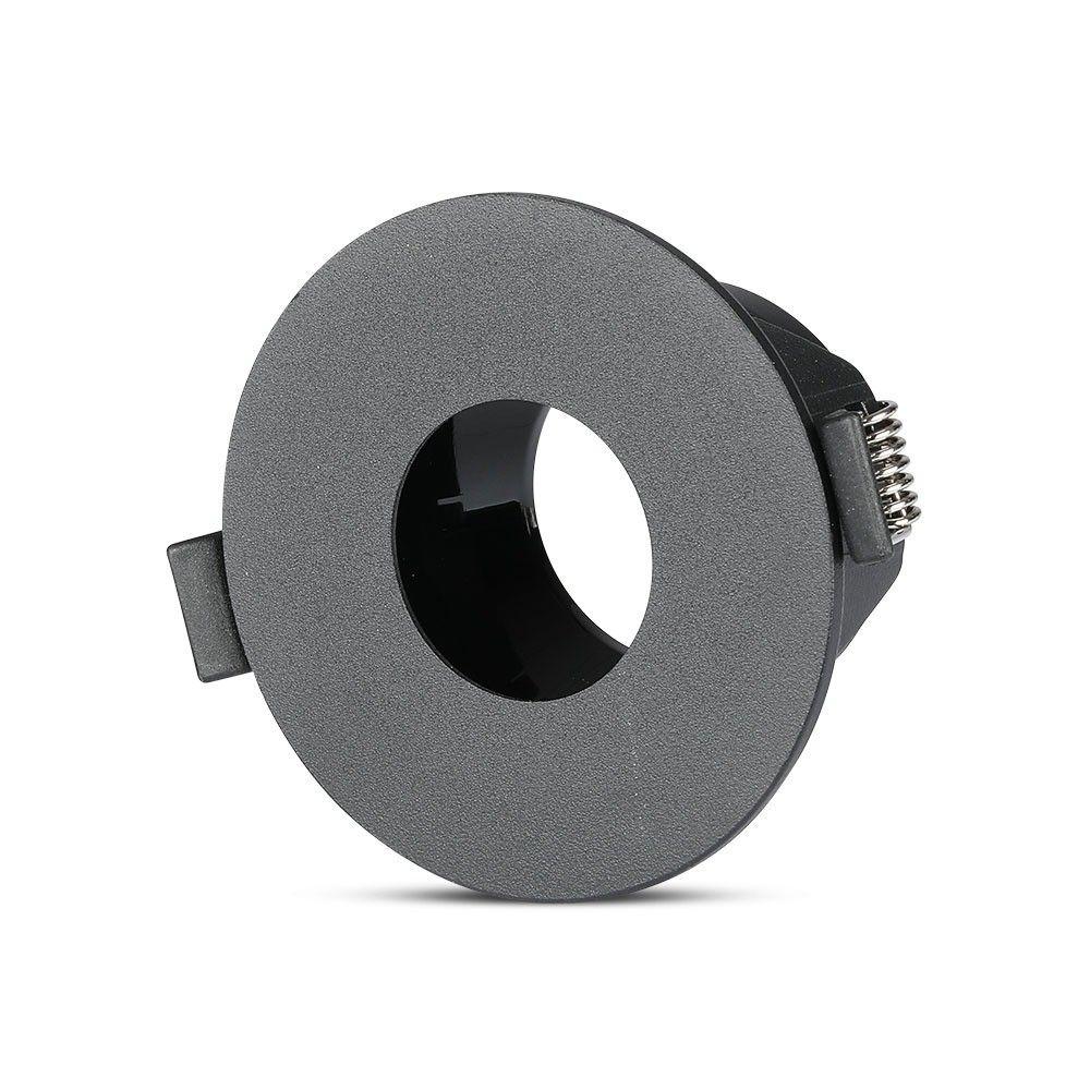 VT-873 GU10 FITTING ROUND BLACK