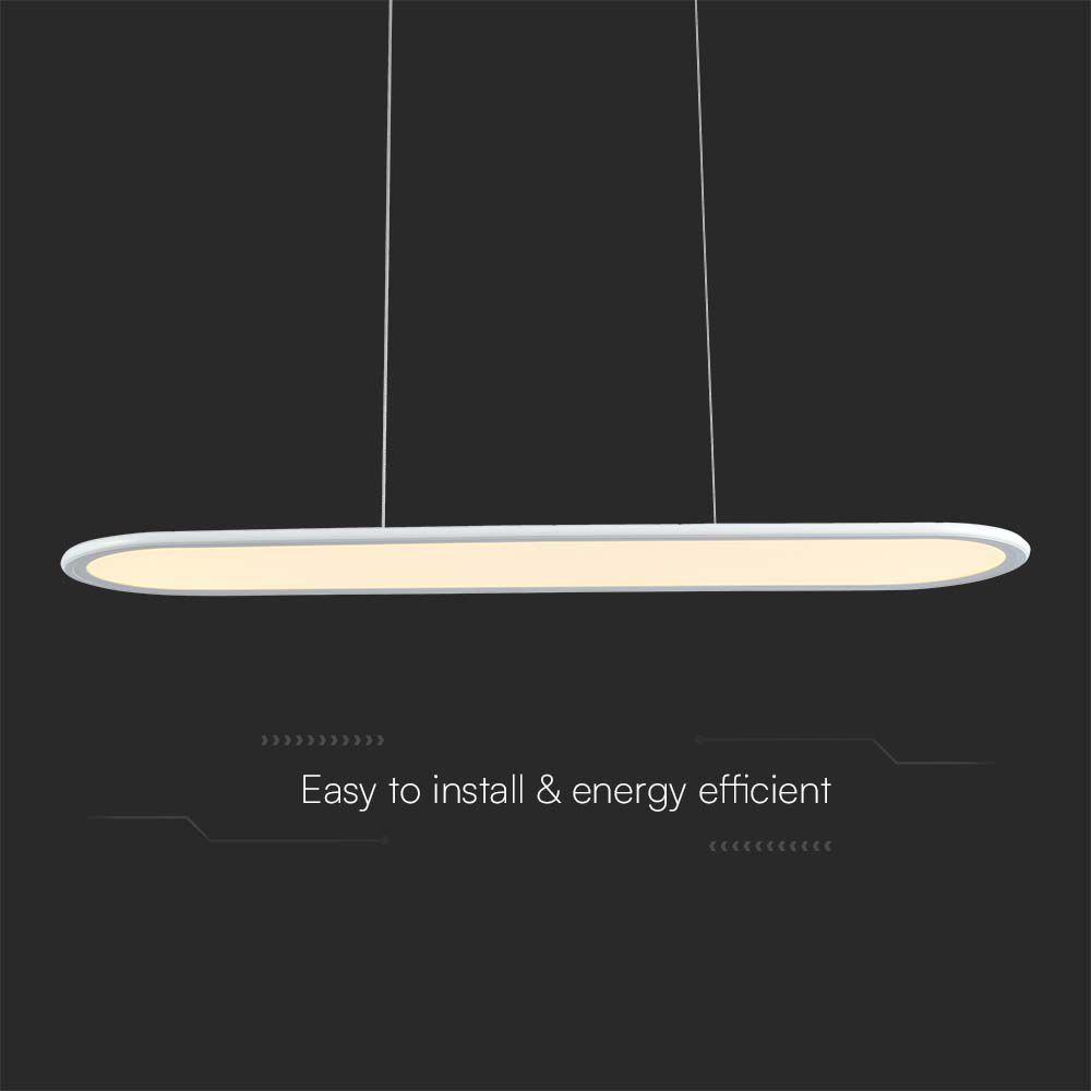 VT-7821 24W LED HANGING LAMP 80x100CM 4000K WHITE BODY