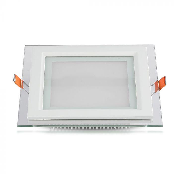 12W Panel LED, Barwa:6400K , Kwadratowa, VTAC, SKU 4741