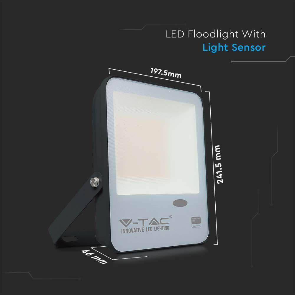 VT-57 50W PHOTOCELL SENSOR FLOODLIGHT SAMSUNG CHIP 3000K