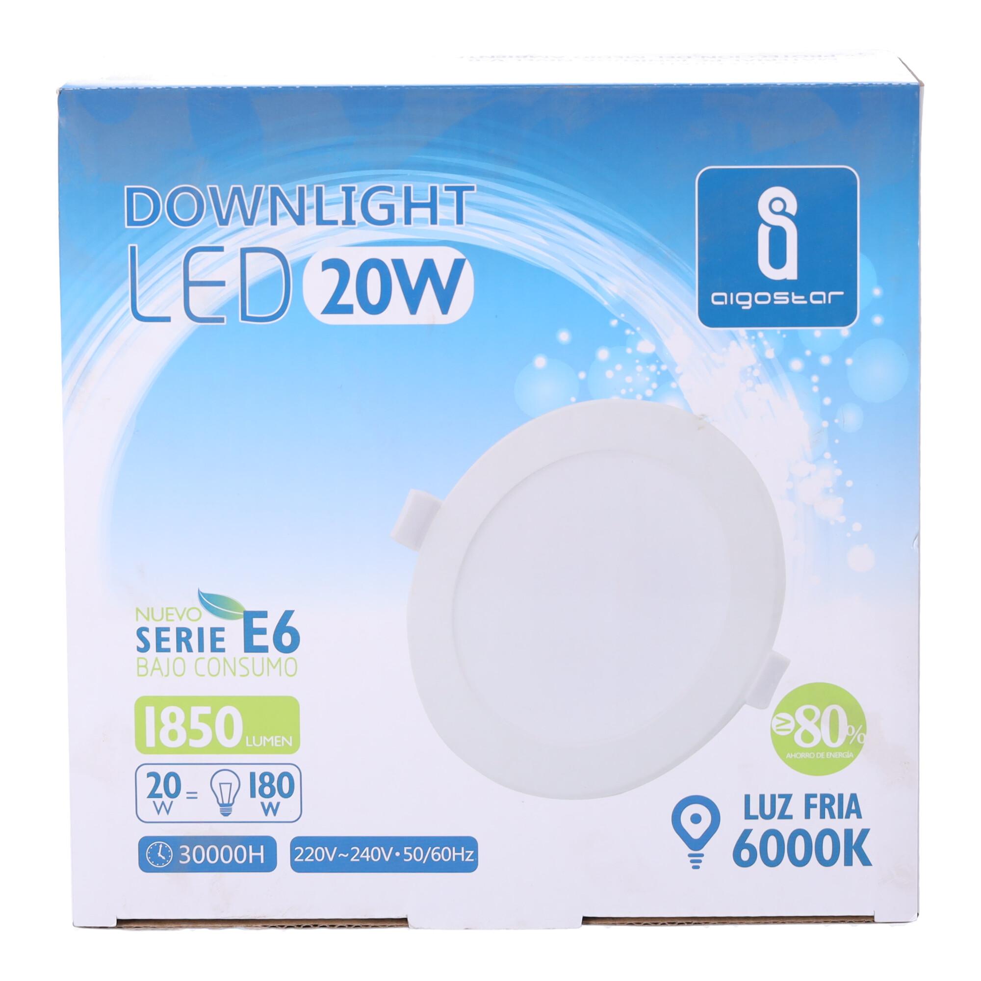 E6 LED  Flush-mounted Round Downlight 20W White Light