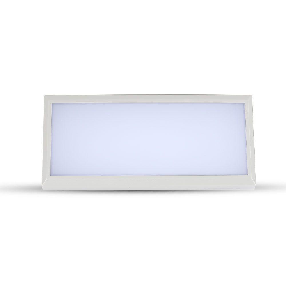 12W Lampa ścienna LED, Ukośna, Barwa:4000K, Obudowa: Biała, VTAC, SKU 6814