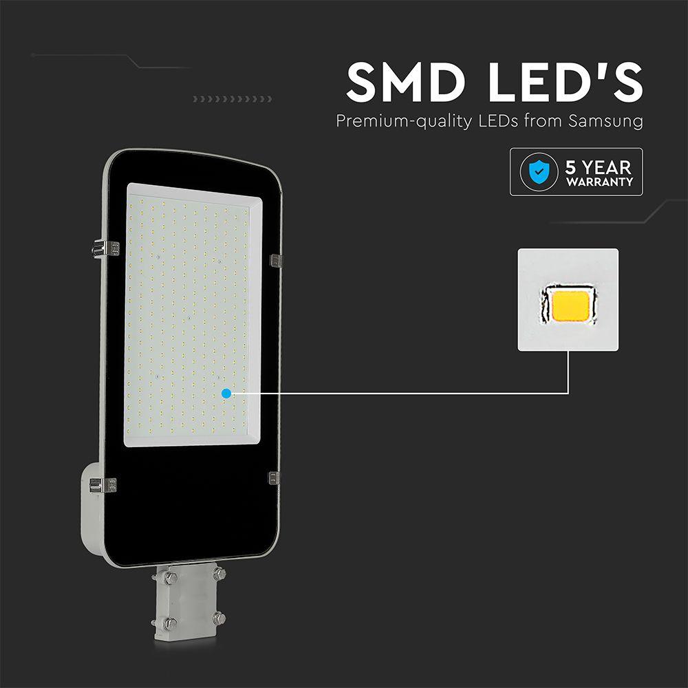 VT-150ST 150W LED STREETLIGHT SAMSUNG CHIP 4000K GREY BODY