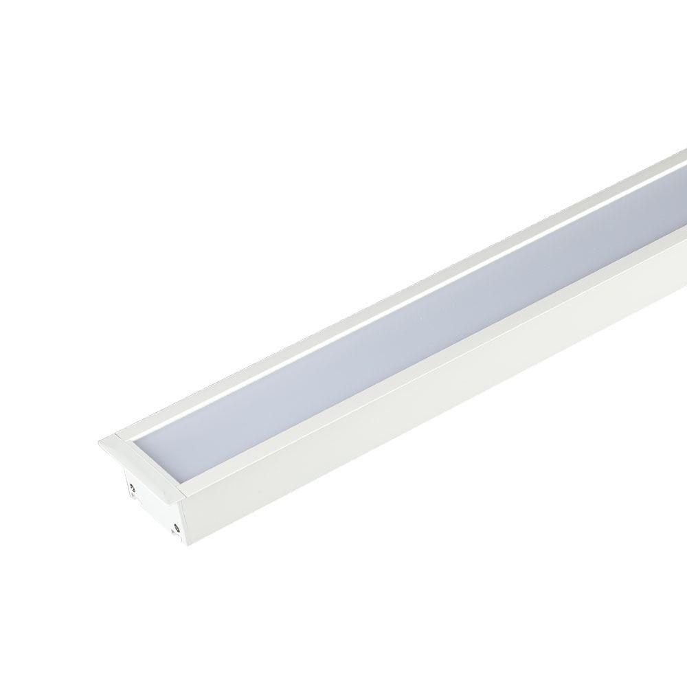 VT-7-41 40W LED LINEAR RECESSED LIGHT SAMSUNG CHIP 6400K 5YRS WTY-WHITE BODY