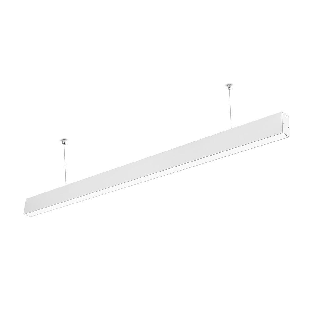 VT-7-40 40W LED LINEAR HANGING SUSPENSION LIGHT SAMSUNG CHIP 4000K WHITE BODY