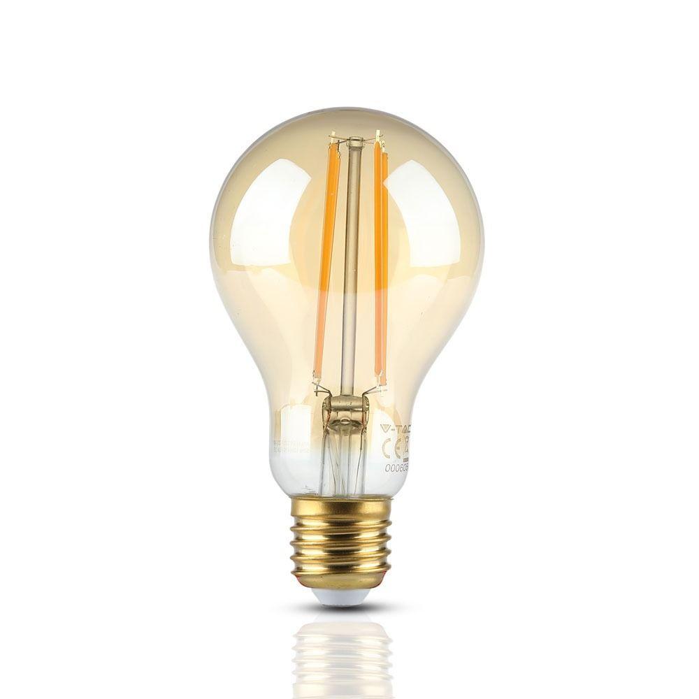 VT-2123 12.5W A70 LED FILAMENT BULB-AMBER GLASS 2200K E27