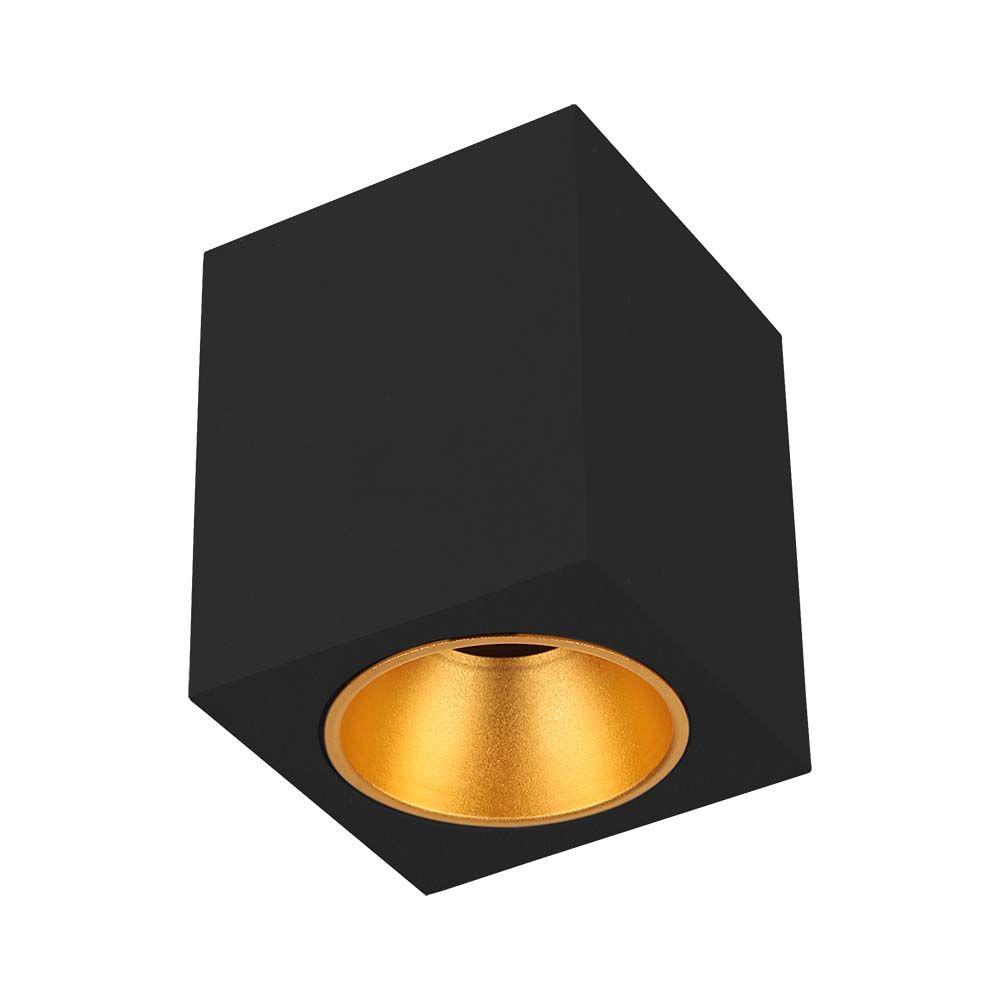 VT-979 SURFACE MOUNTED GU10 FITTING SQUARE BLACK