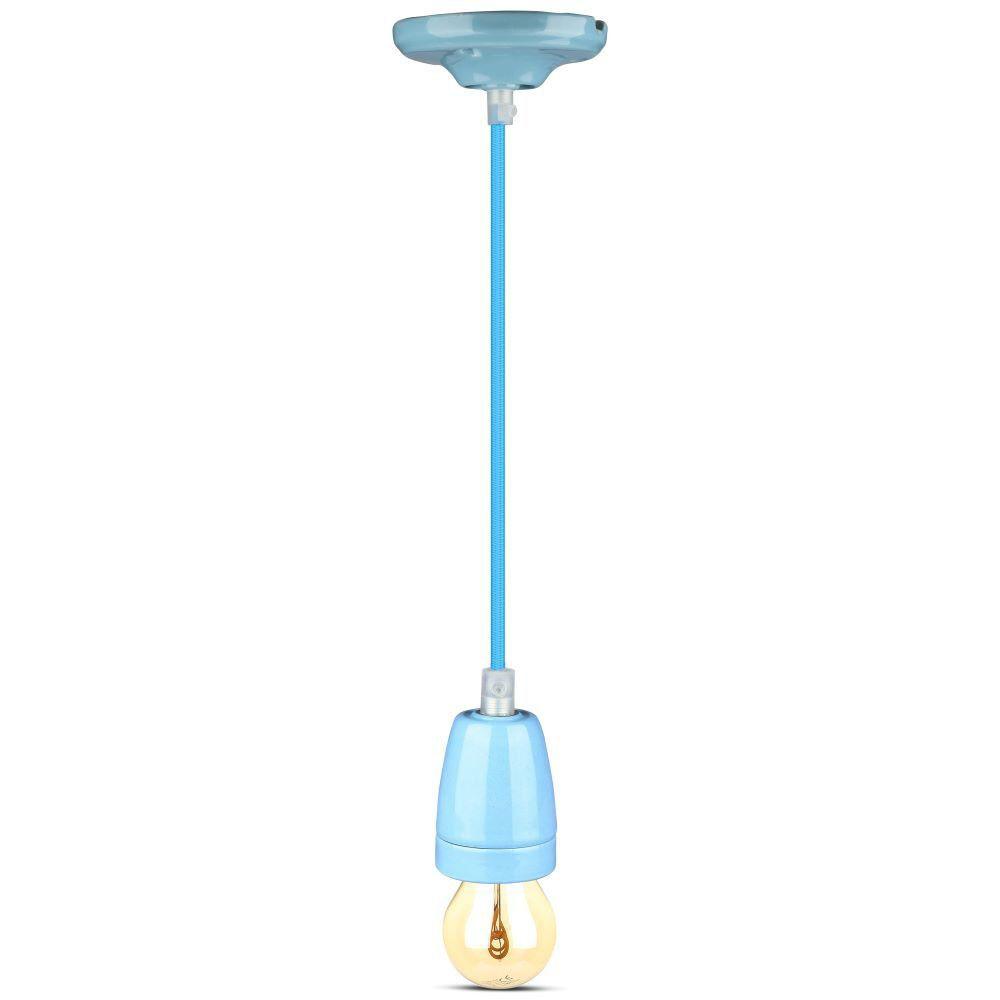 VT-7998 HIGH FREQUENCY PORCELAIN LAMP E27 HOLDER-BLUE