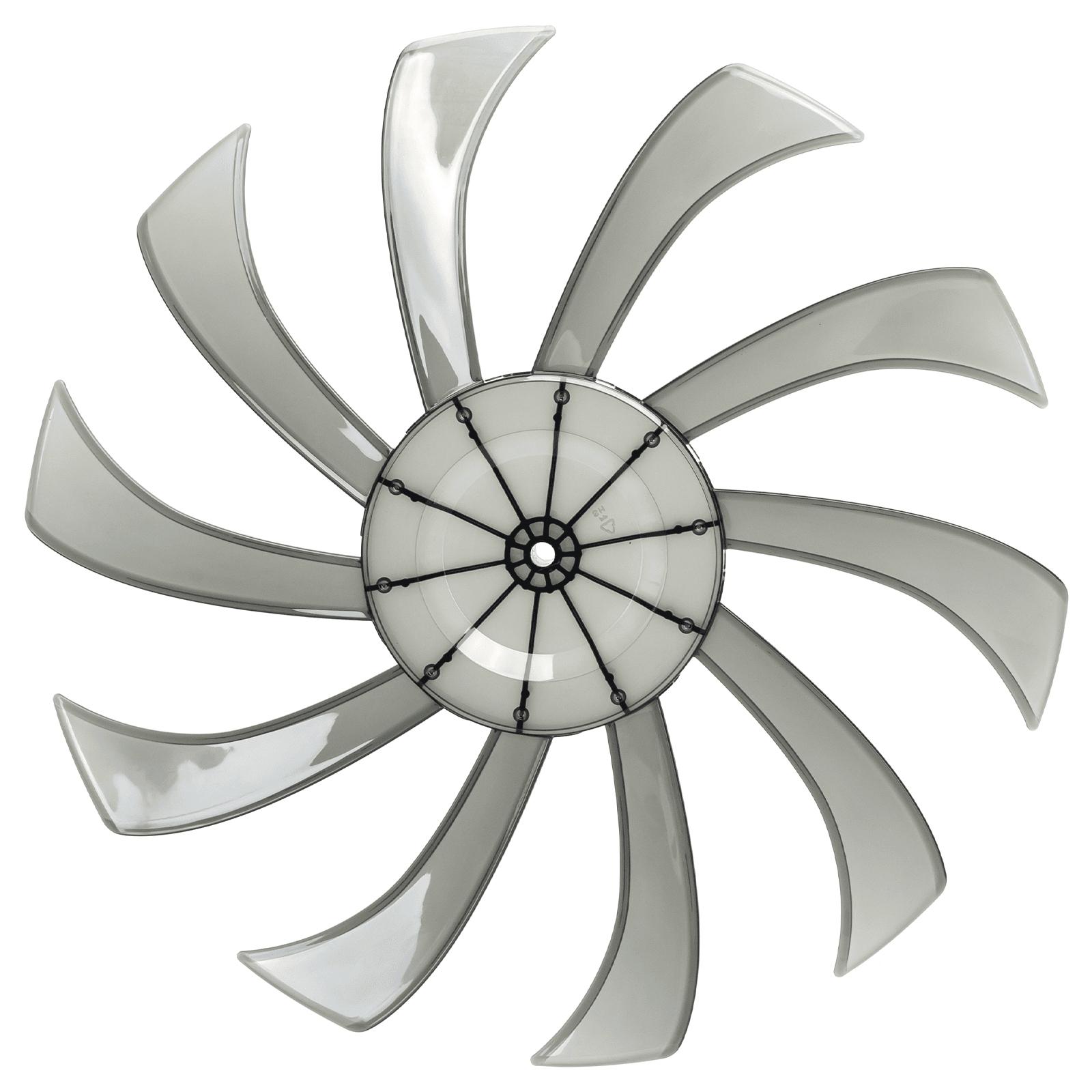 10-blade stand fan with remote control