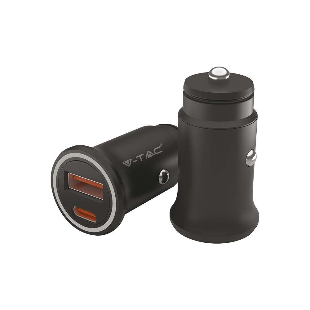 VT-5318 CAR CHARGER QC+PD