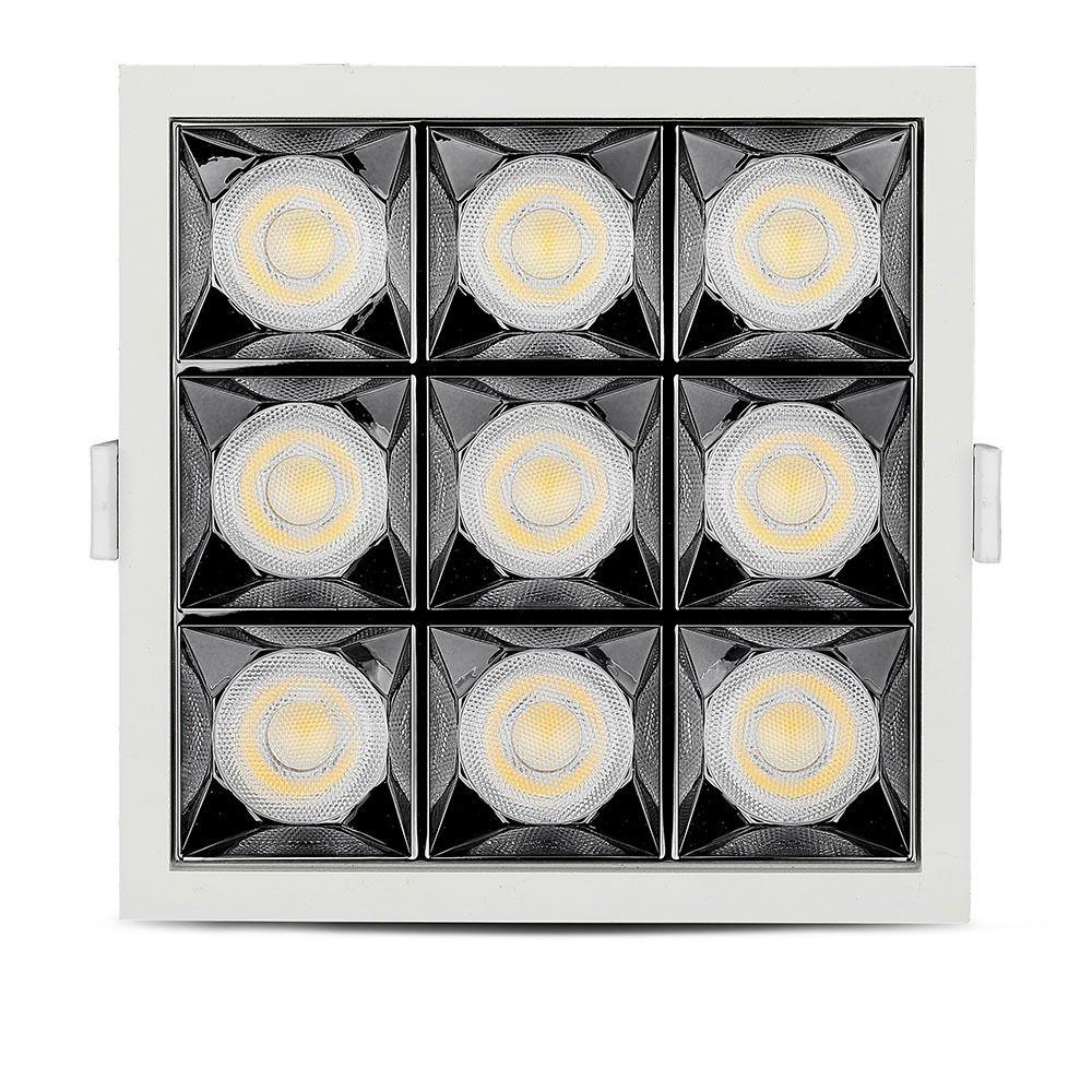 36W Oprawa wpuszczana reflektor LED, Chip SAMSUNG, Barwa:5700K, Kąt 38', VTAC, SKU 997