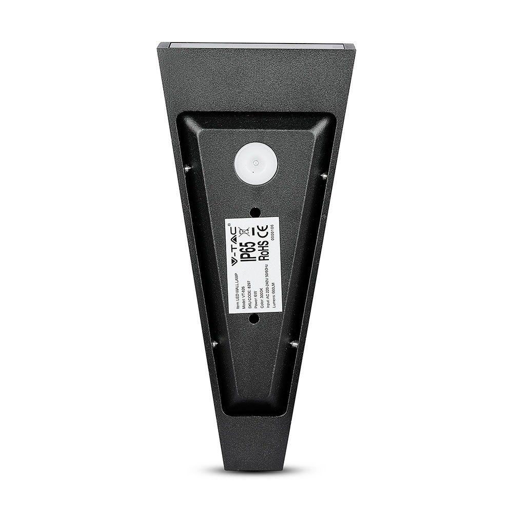 VT-826 6W LED UP-DOWN WALL LIGHT 4000K -BLACK BODY