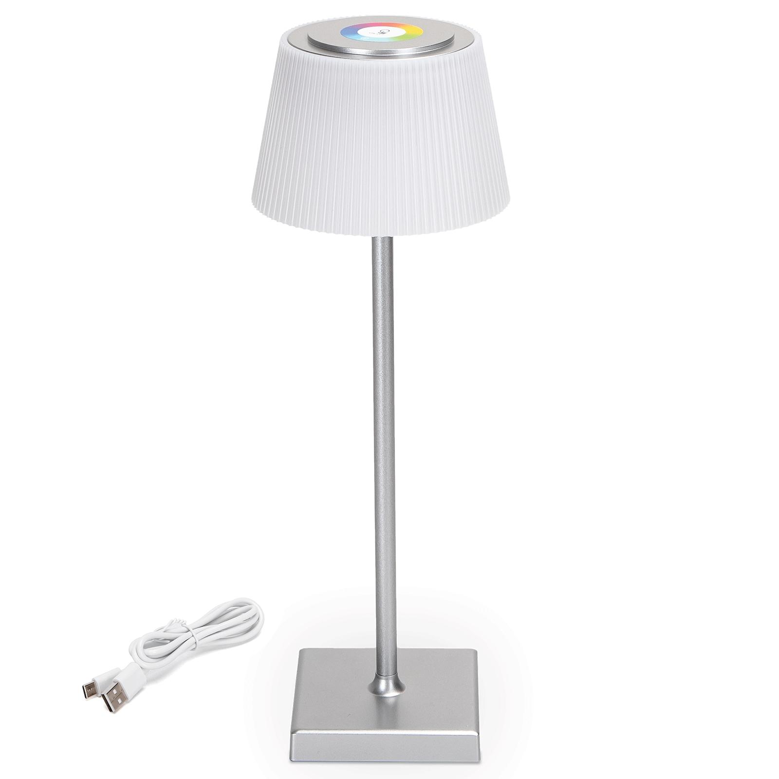 Rechargeable Desk Lamp 4W RGB+CCT Touch Dimming and Color Changing