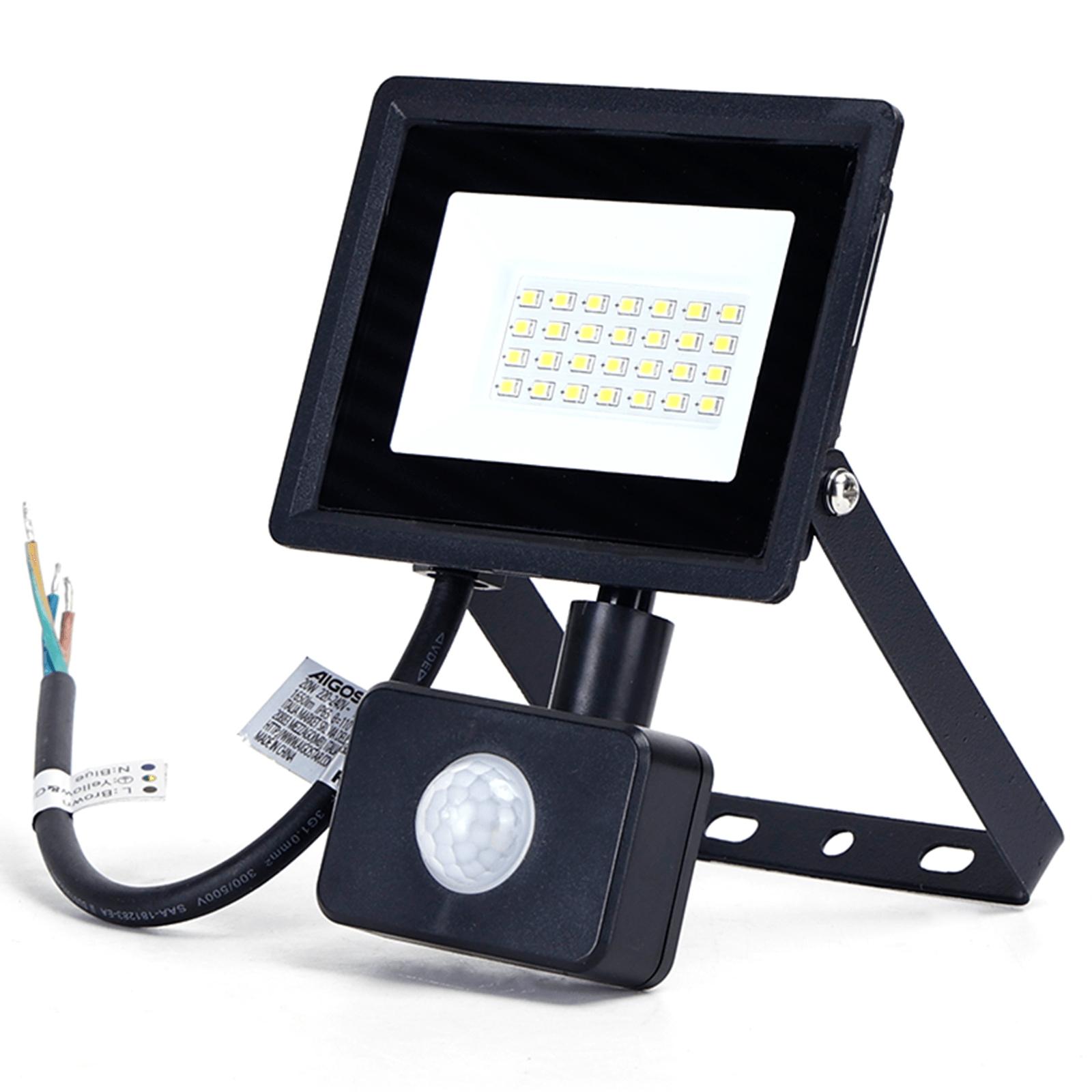 LED sensor floodlight 20W 4000K