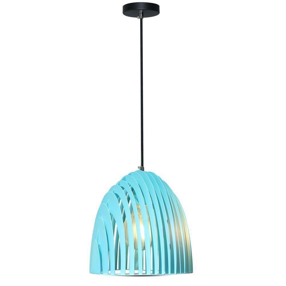 Lampa Wisząca, Niebieski, Średnica: 270, VTAC, SKU 3953