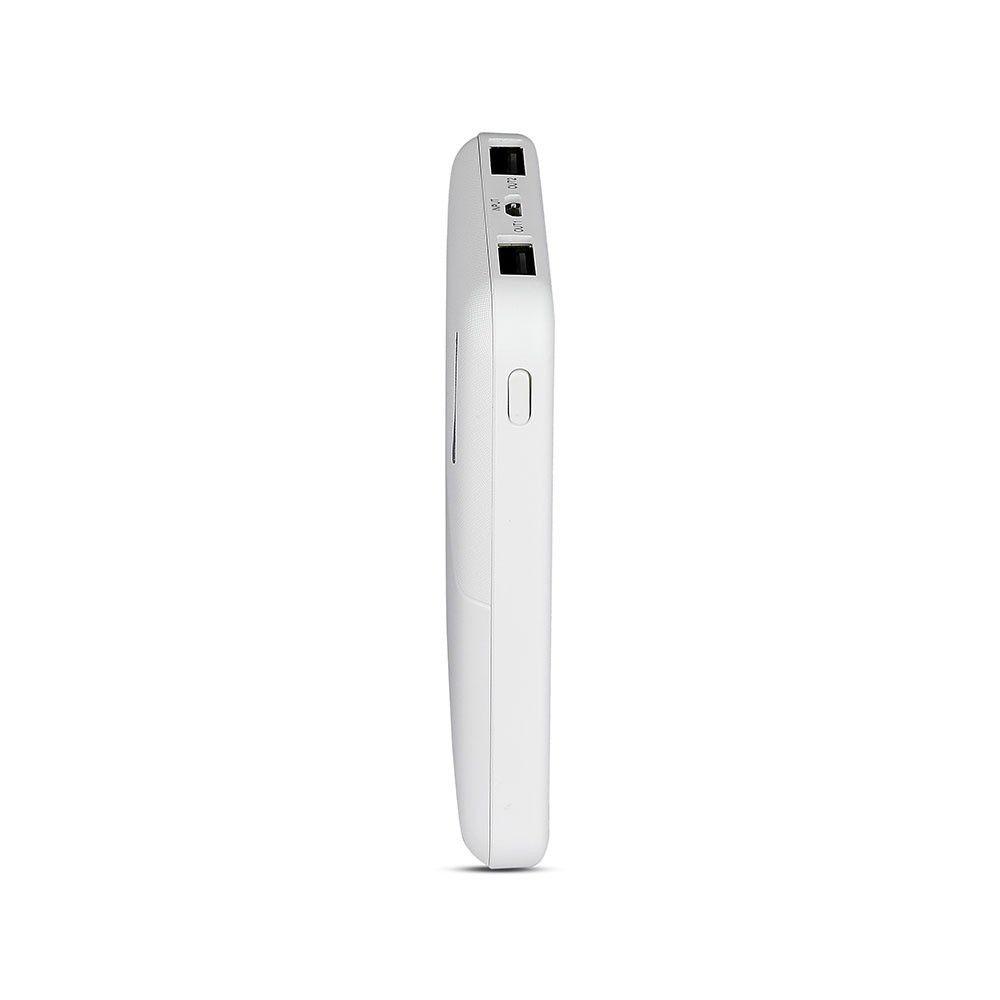 Power Bank, 3.7V/5000mAh, Biały, VTAC, SKU 8893