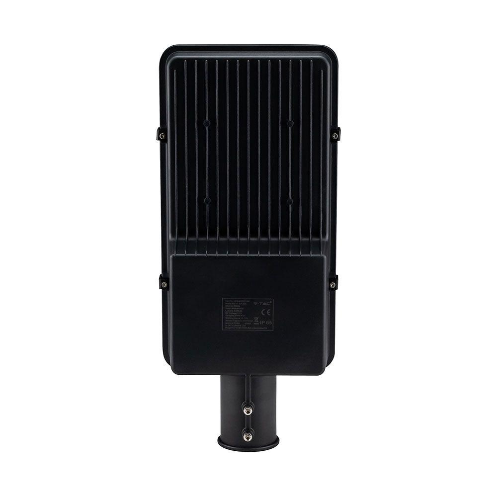 50W Lampa uliczna solarna, Barwa:6000K, Obudowa: Czarna, VTAC, SKU 95509