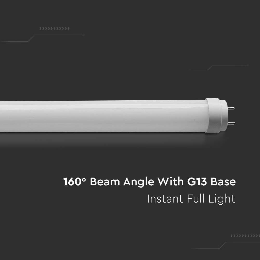 VT-1575 20W T8 LED GLASS TUBE NON ROTATABLE 150CM 4000K