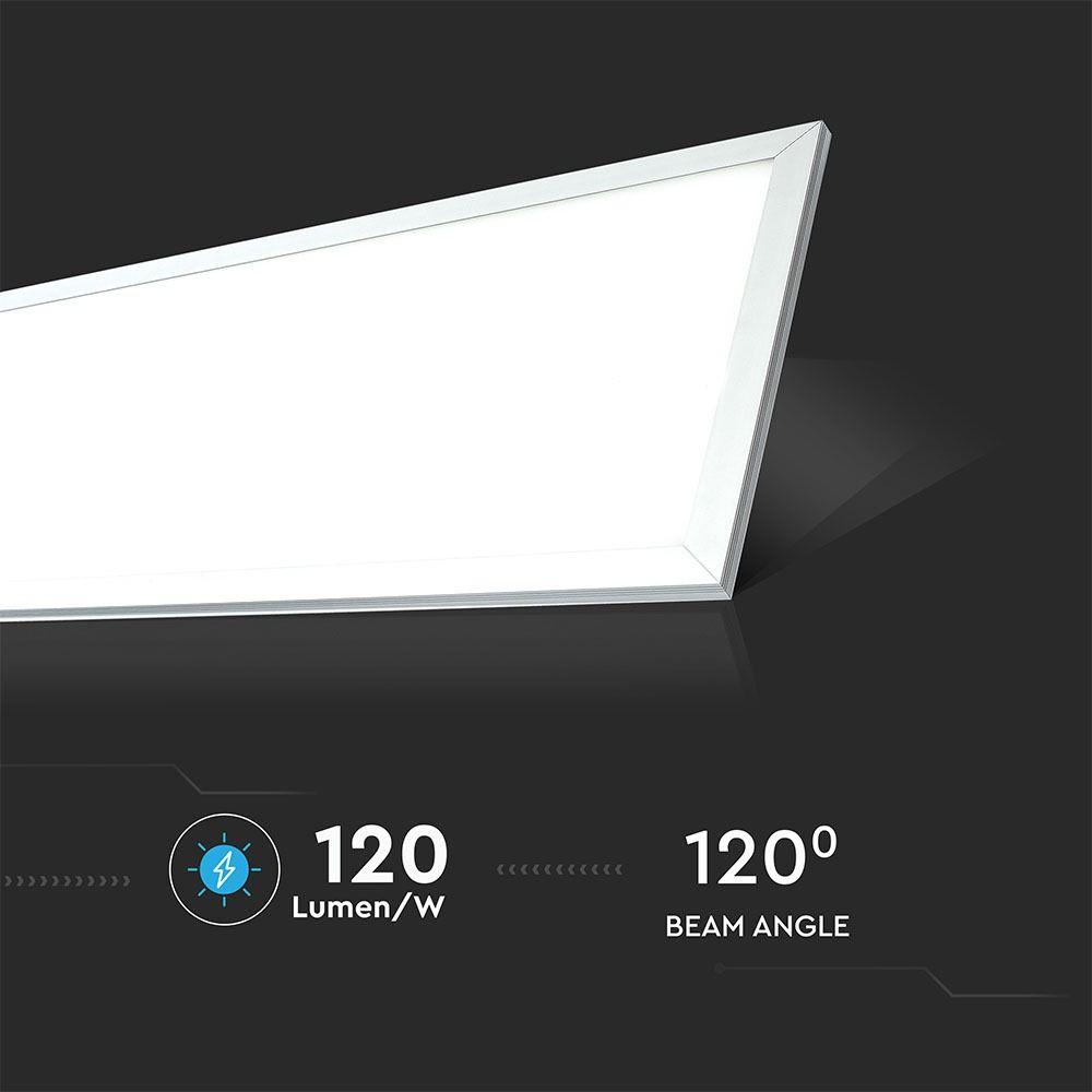 VT-12046 45W LED PANEL-1200x300MM 6400K (120LM/W) 6PCS/PACK