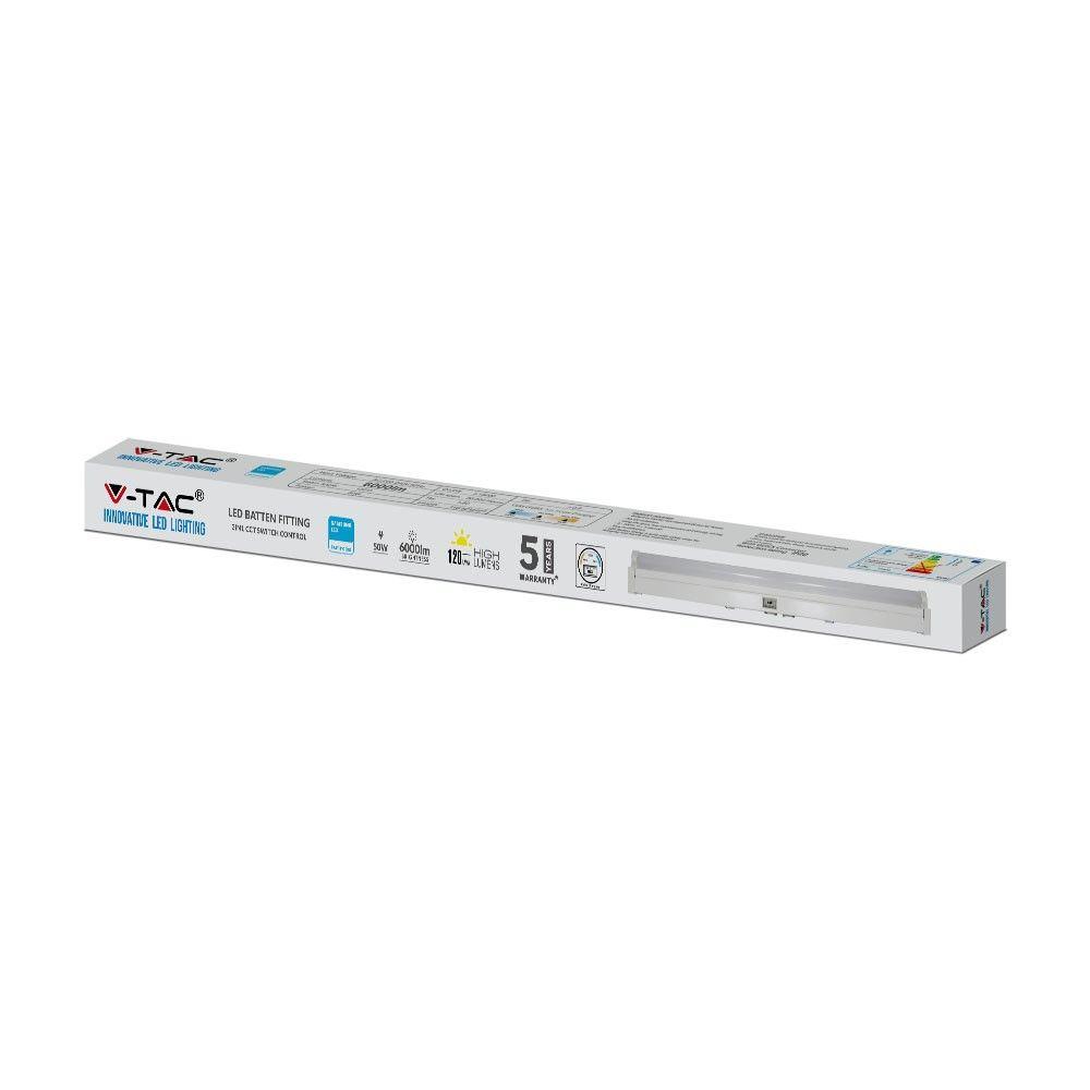 VT-8-55 50W LED BATTEN FITTING-150CM SAMSUNG CHIP CCT:3IN1(6000LM)