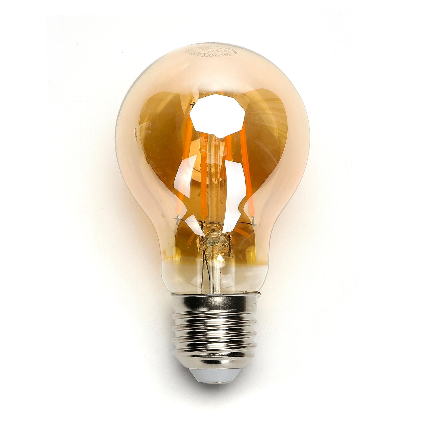 Żarówka LED Filament (Bursztynowa) A60 E27 8W(8W,E27,2200K,750lm)