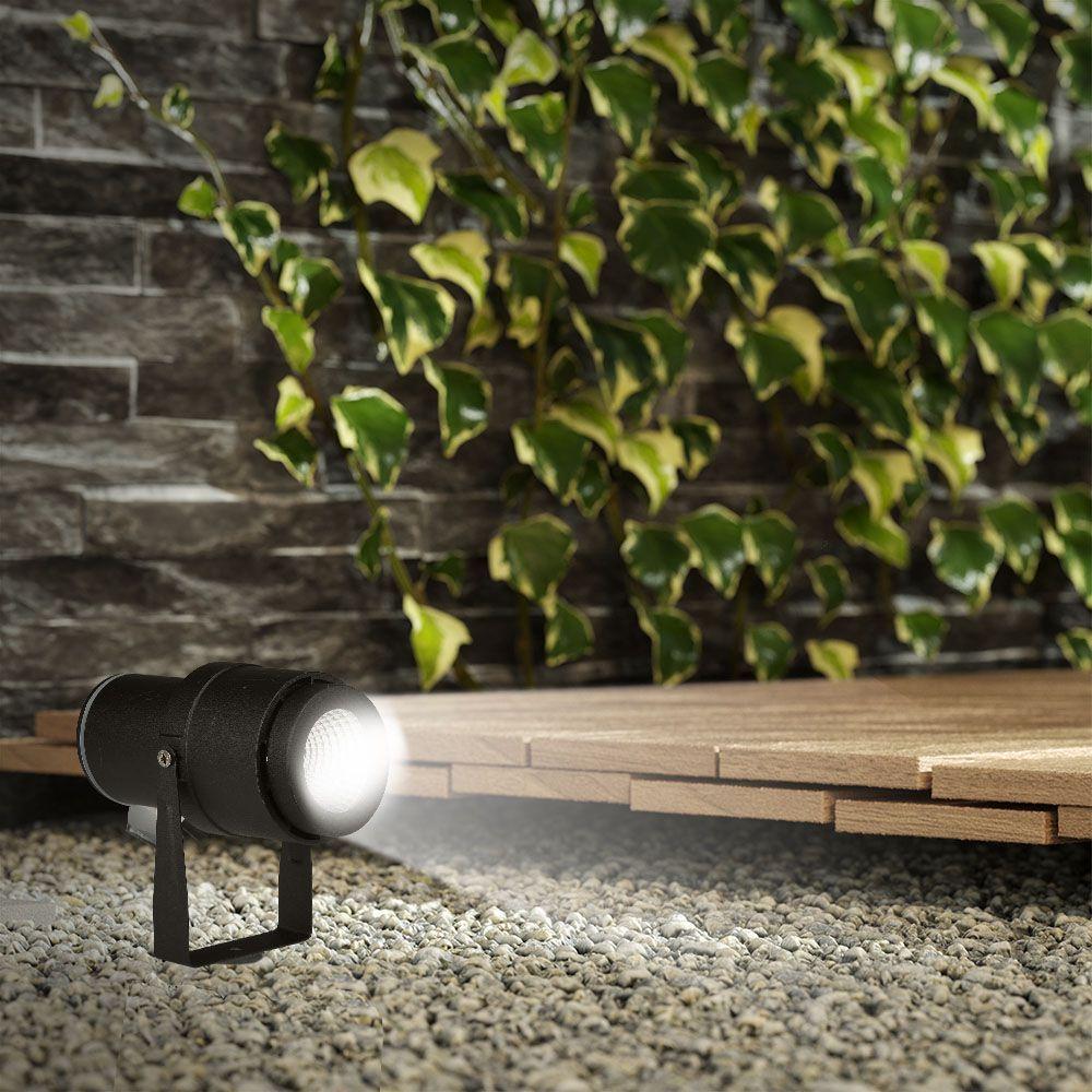 VT-857 12W LED GARDEN LAMP 3000K BLACK BODY