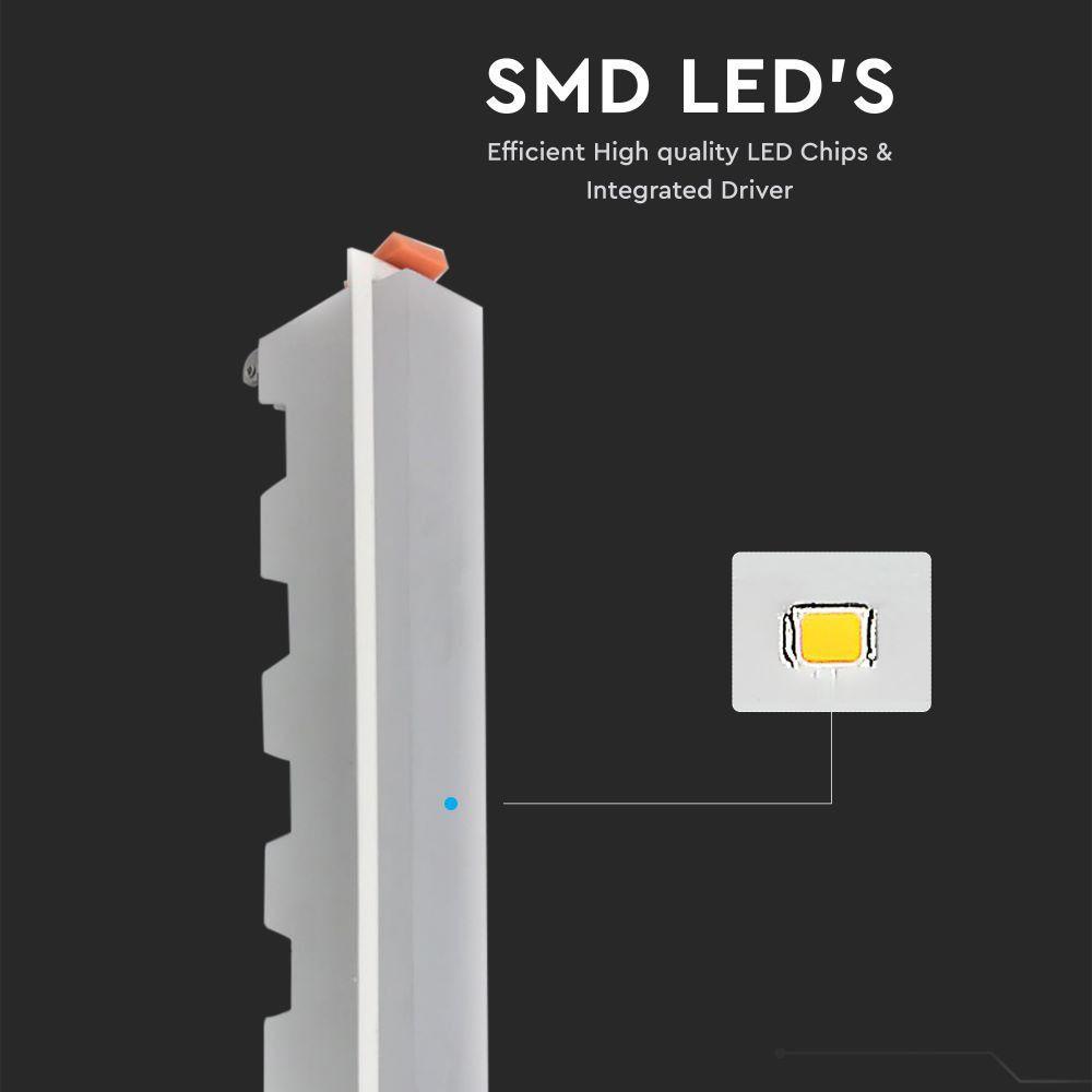 30W Panel LED Liniowy, Biały, Barwa:6400K, VTAC, SKU 6418