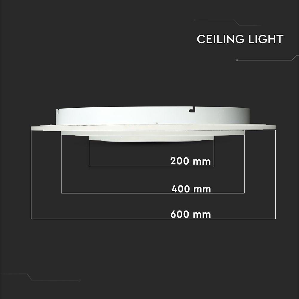 VT-85-3D 85W SOFT LIGHT CHANDELIER (3 STEP)-SURFACE 3000K D:600/400/200