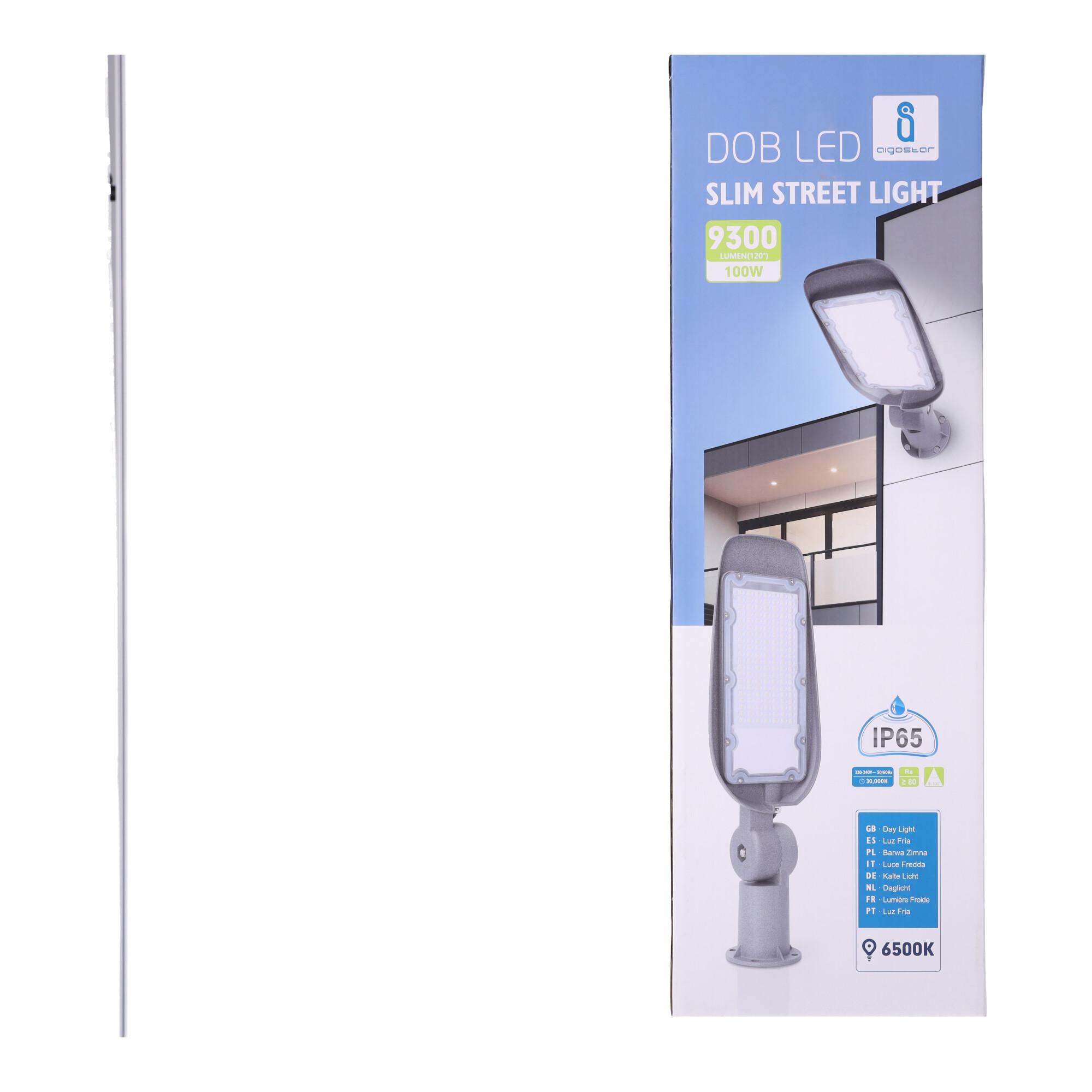 DOB LED Slim Street Light 100W