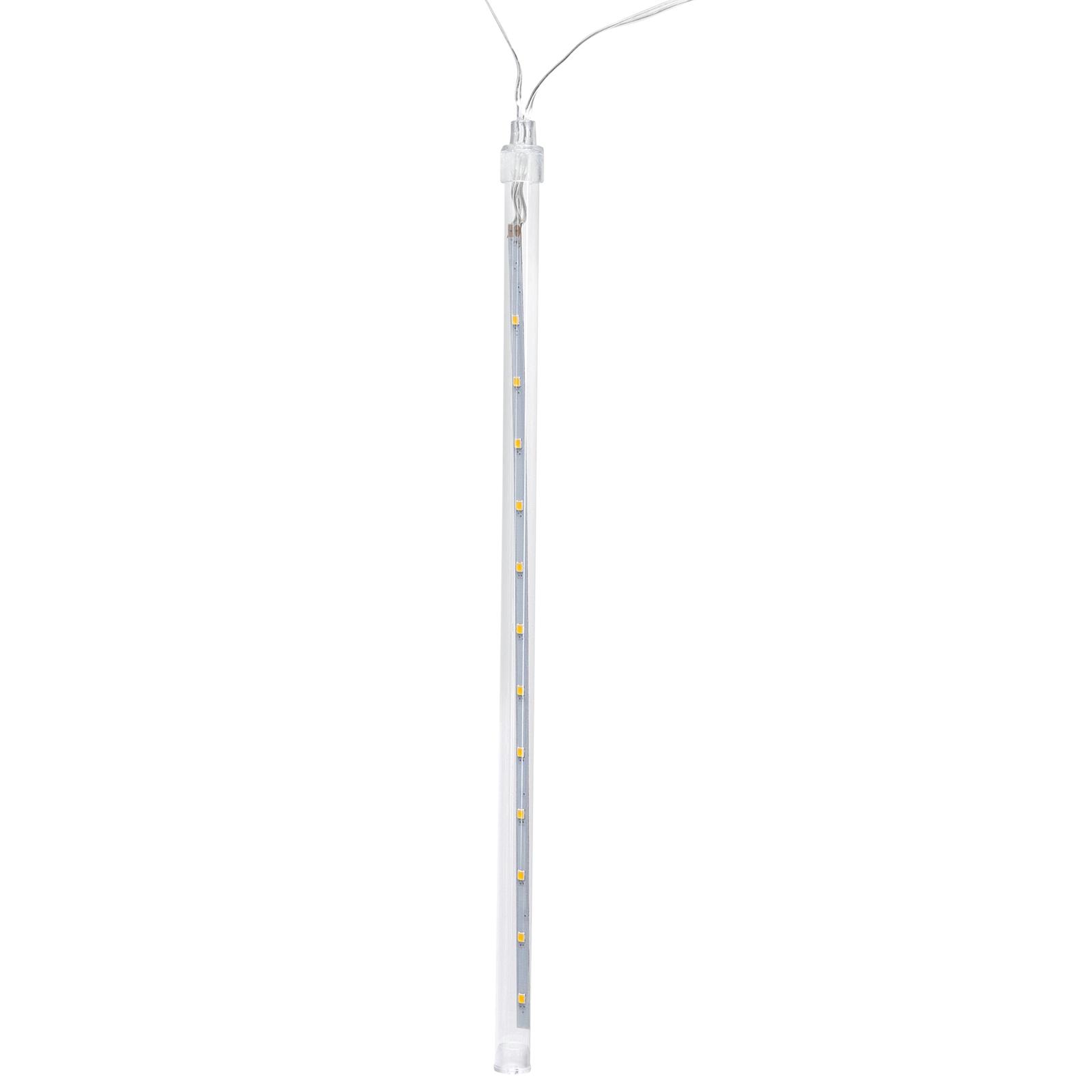 Solar 30cm- meteor shower string lights, cold white, 5m