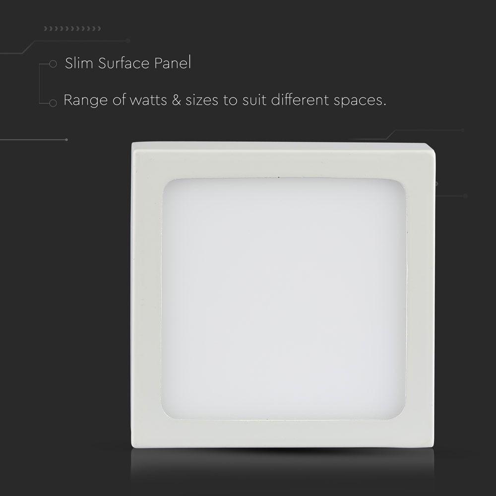 SQ 18W Panel LED, Barwa:3000K, Kwadratowa, VTAC, SKU 4919