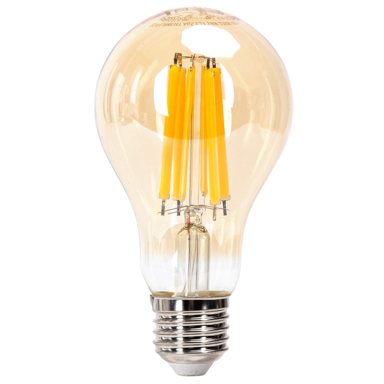 LED Filament Bulb (Amber) A65 E27 18W