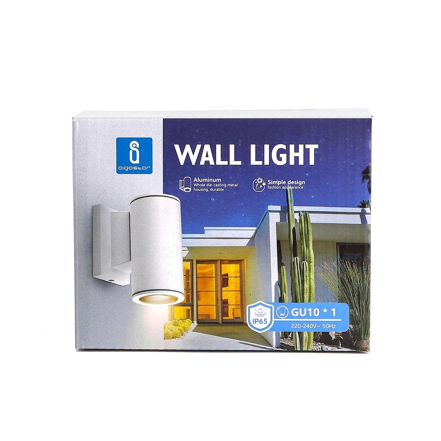 One-way Wall Light White (Without Light Source) GU10