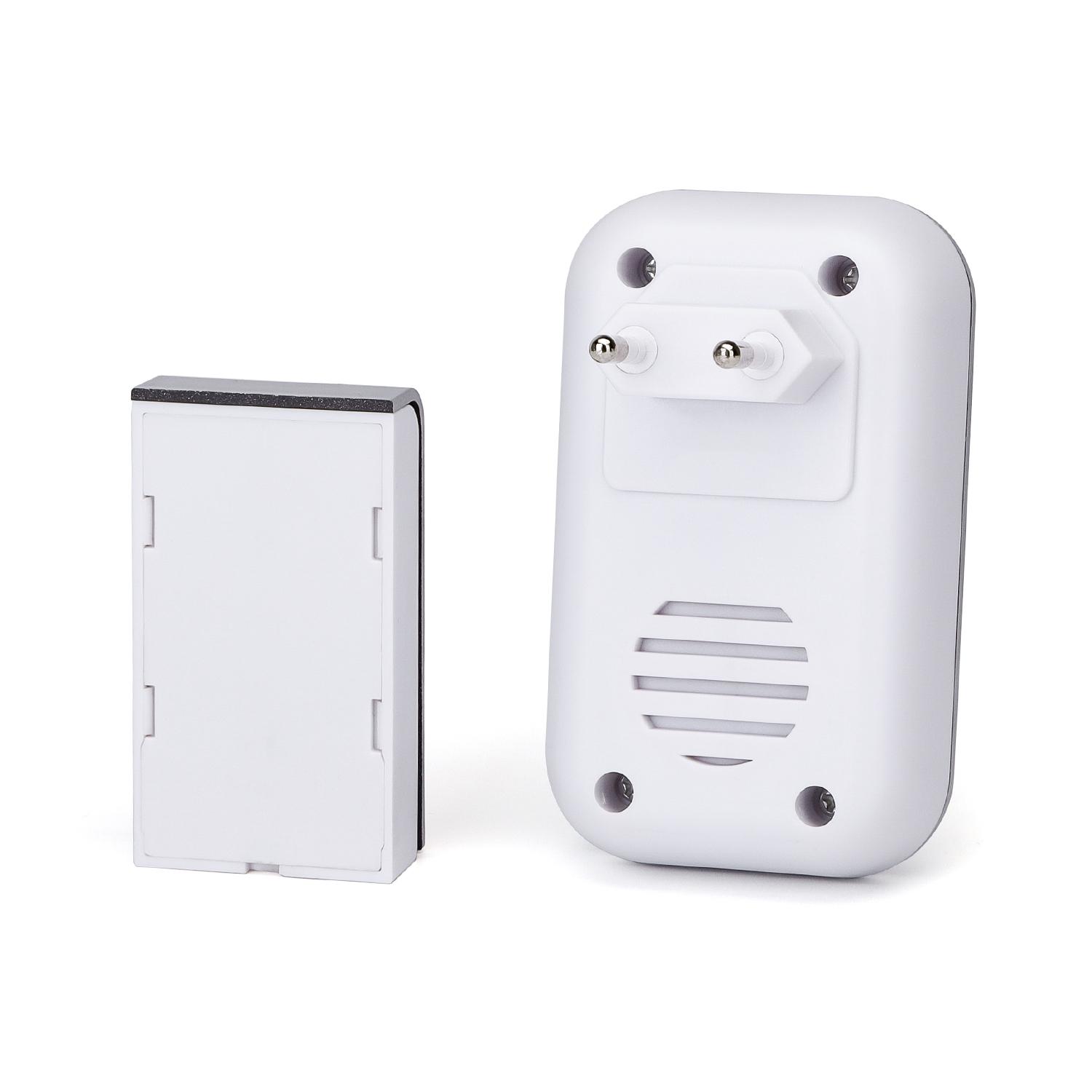 AC Wireless Digital Door Bell (one to two) Silver