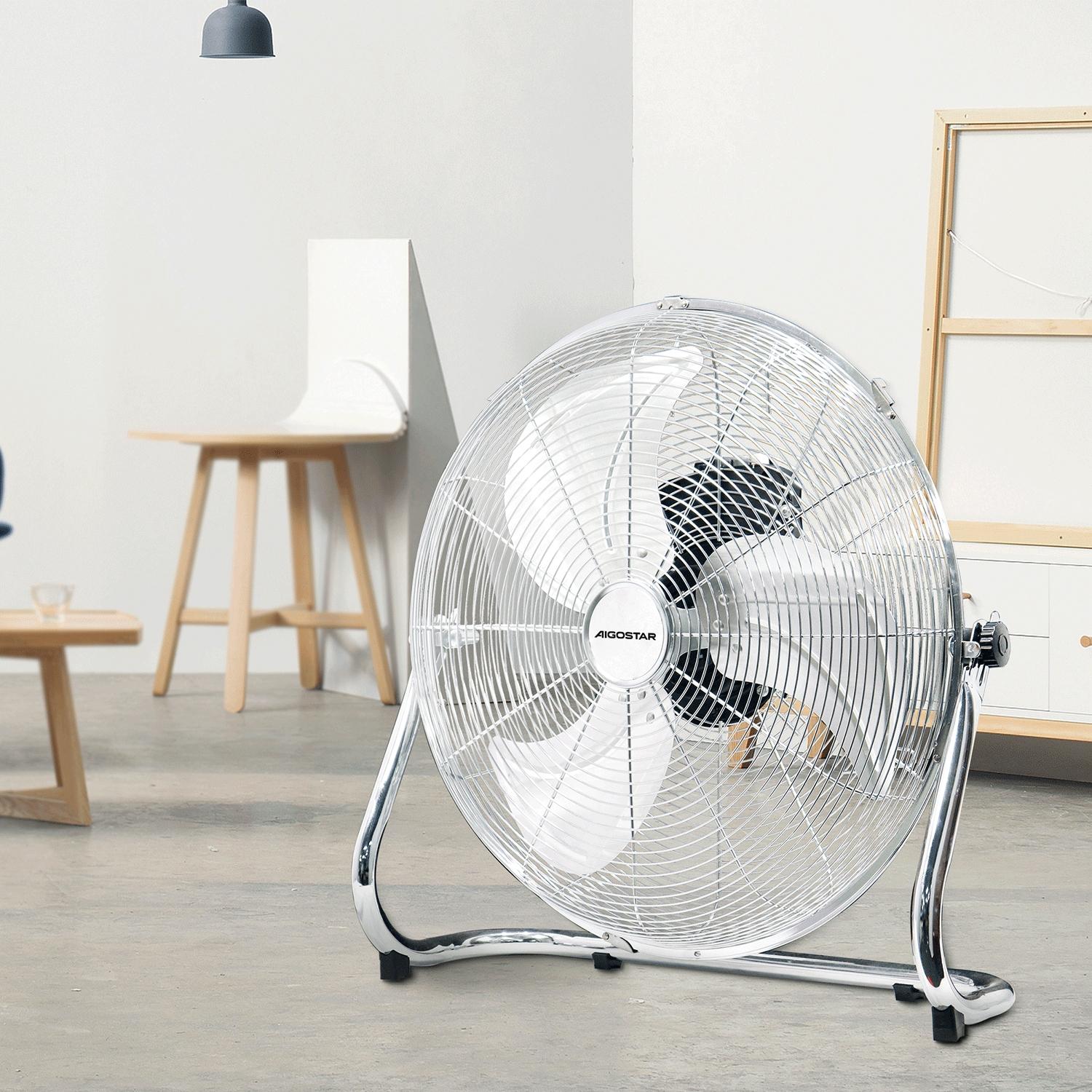 Industrial floor fan