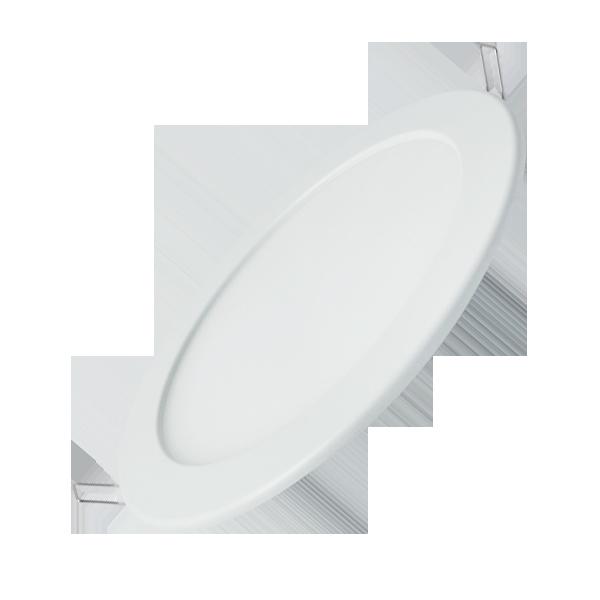 E6 LED Ultra-thin Flush-mounted Round Downlight 16W Yellow Light