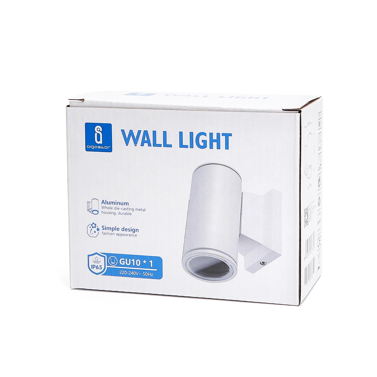 One-way Wall Light White (Without Light Source) GU10