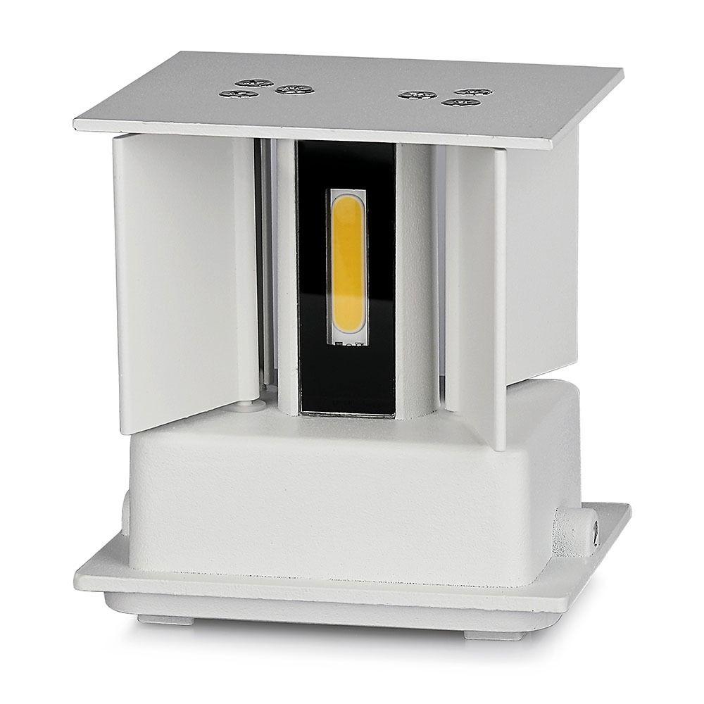 VT-759 6W LED UP-DOWN WALL LIGHT WITH BRIDGELUX CHIP 3000k WHITE-SQUARE