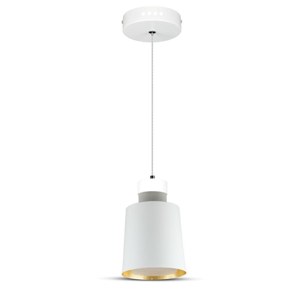 VT-7333 7W LED PENDANT LIGHT(ACRYLIC) -WHITE LAMPSHADE 3000K