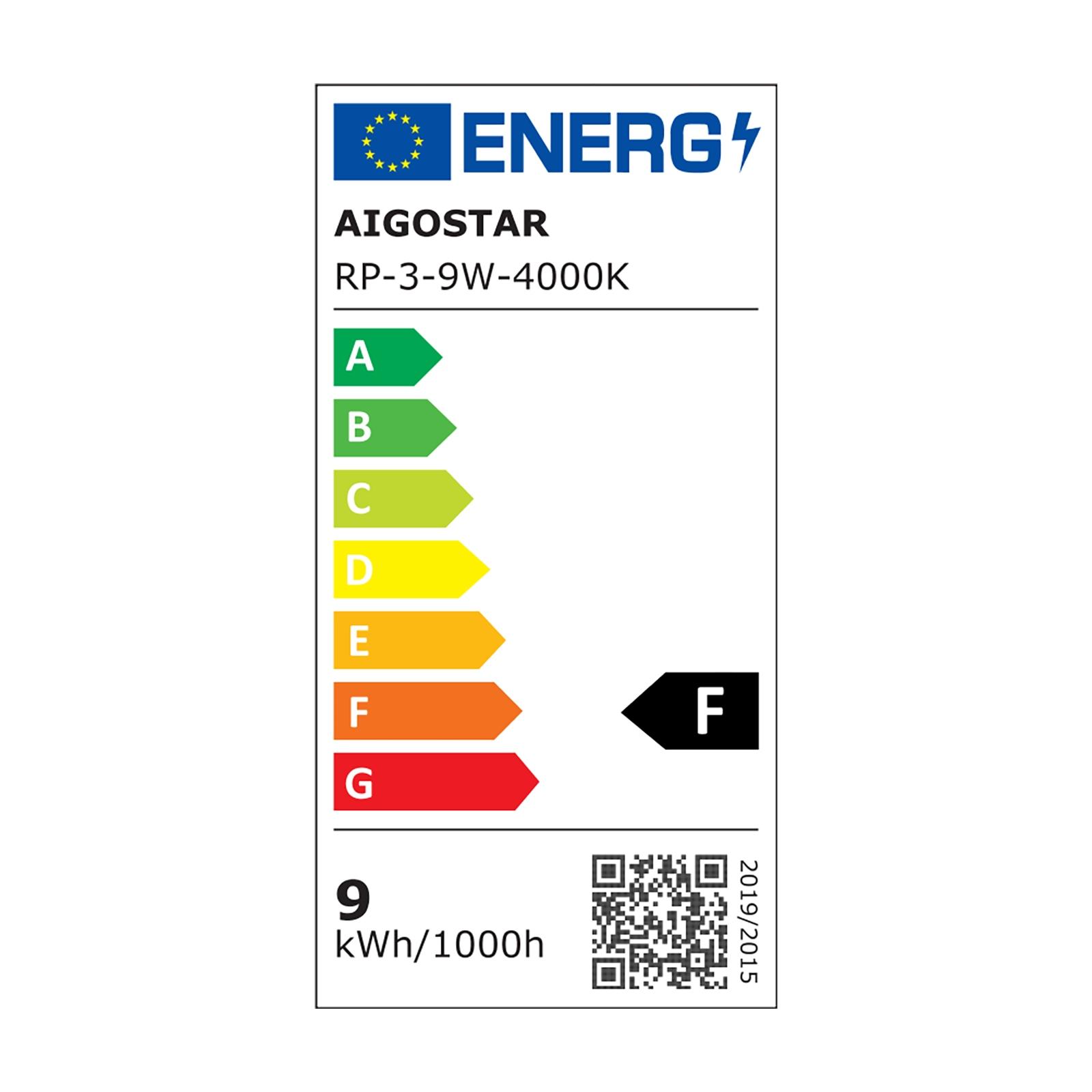 Podtynkowy okrągły downlight LED E6 9W Światło naturalne(9W,4000K,Barwa Neutralna,850lm)