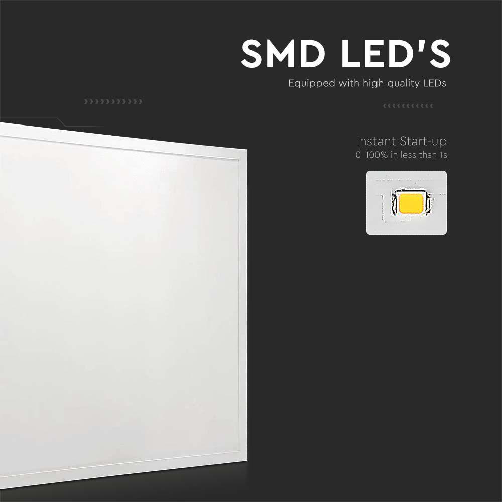 36W Panel LED, 600x600mm, Barwa: 6400K, Opakowanie: 10szt. , VTAC, SKU 10219